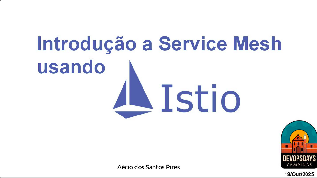 DevOpsDays-Campinas – Introdução a Service Mesh usando o Istio